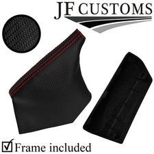 RED STITCH CARBON VINYL