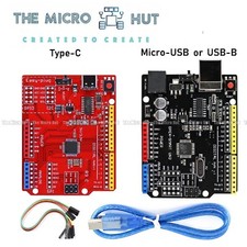 UNO R3 328 ATMEGA328P Arduino Compatible CH340G 5V 3.3V Logic Levels Type-C