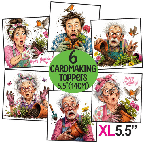 Funny gardeners card - gardeners,