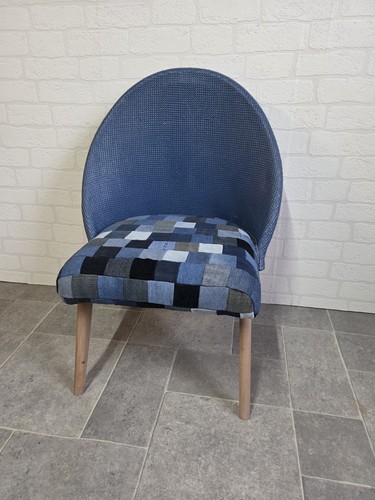 Denim patchwork loom chair - patchwork,