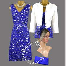 Phase Eight Dress BNWT and Jacket Size 16 Bag and Fascinator Mother of the Bride