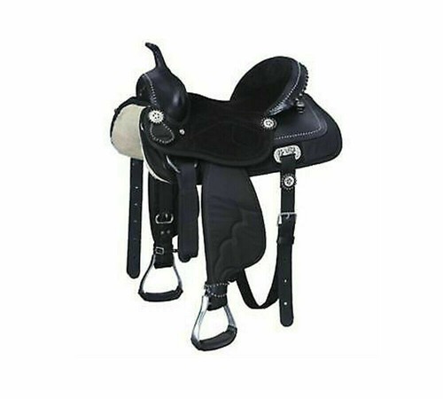 Synthetic western saddle - synthetic,