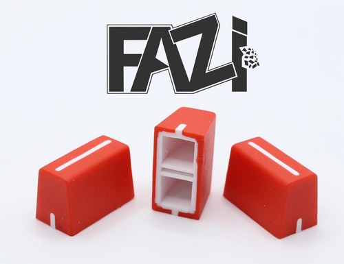 Red rubber fader cap - 3,