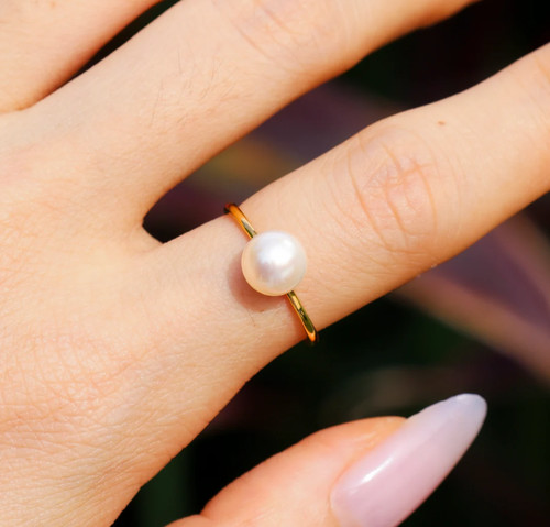 Freshwater pearl minimalist - pearl,
