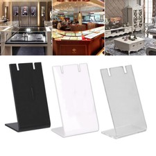 10x Jewellery Display Stand Pendant Necklace Earrings  Acrylic Presenting Rack