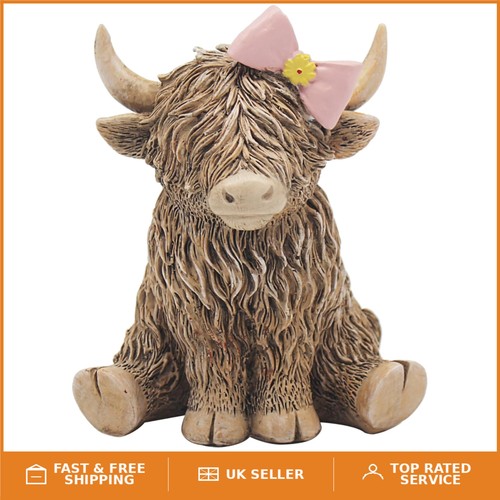 Charming highland cow - cow, figurine