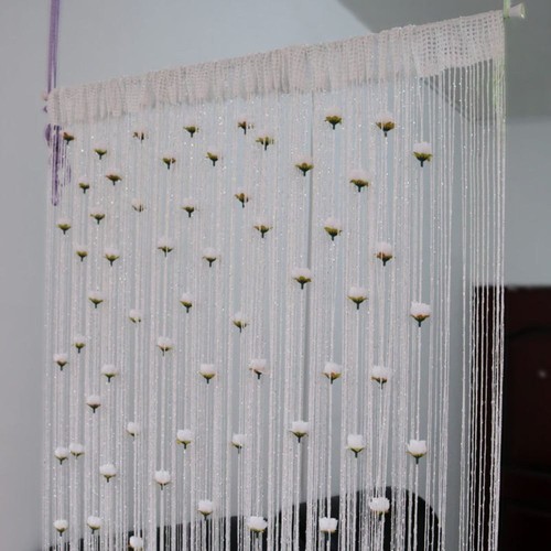 String curtain panels - string,