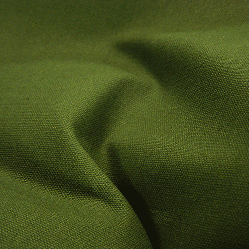Olive cotton canvas fabric - olive,