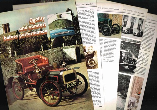 Old humber cars - old,