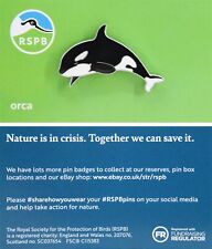 RSPB Pin Badge Orca NIIC