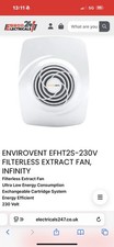 EnviroVent EFHT2S-230V Filterless Extraction Fan - White