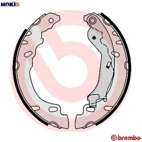 Brake shoe set 529 for - 529,