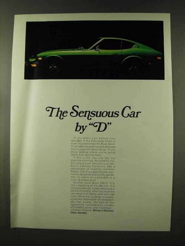 1973 datsun 240 car the - 1973, ad
