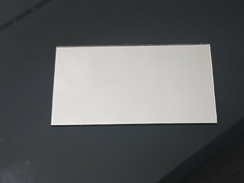 Pieces silver glass mirror - silver,