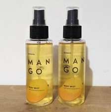 2 x Boots Mango 100ml Body Mist Spray Perfume With Natural Extracts & Oils UK