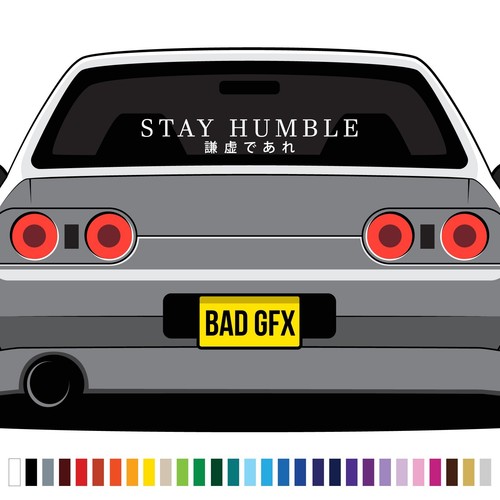 Stay humble large - humble, car