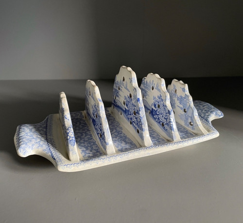 Antique ceramic toast rack - antique,