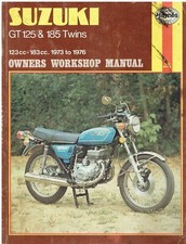 SUZUKI GT 125 & GT 185 (1973-76) OWNERS WORKSHOP MANUAL