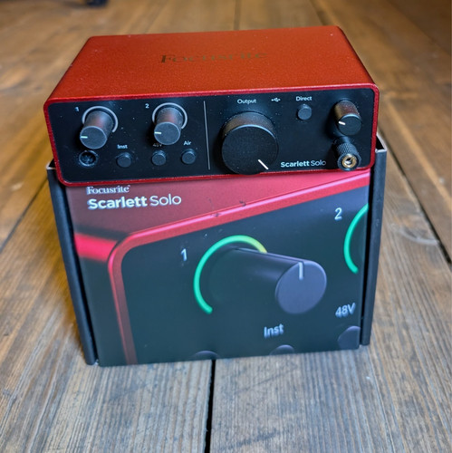 Focusrite scarlett solo - scarlett,