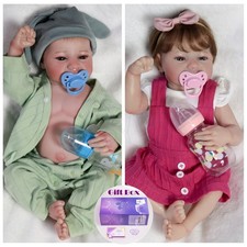 18" Reborn Dolls Twins Full