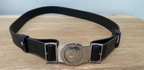 Scout uniform leather belt - belt, and