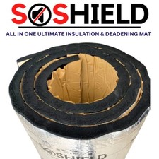 SOSHIELD 30mm Van Boat Insulation Liner Sound Deadening Mat Sound Proofing 1.5m²
