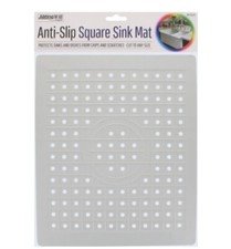 SINK MAT DRAIN ANTI SLIP FITS KITCHEN SINKS PROTECT DELICATE GLASS TABLEWARE 
