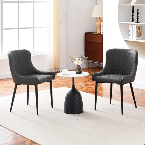 Chairs pcs grey faux - chairs,