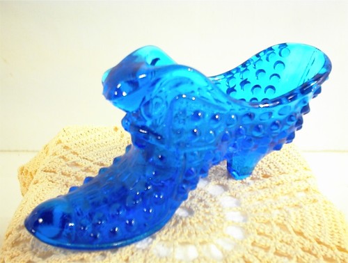 Fenton blue hobnail shoe boot - fenton,