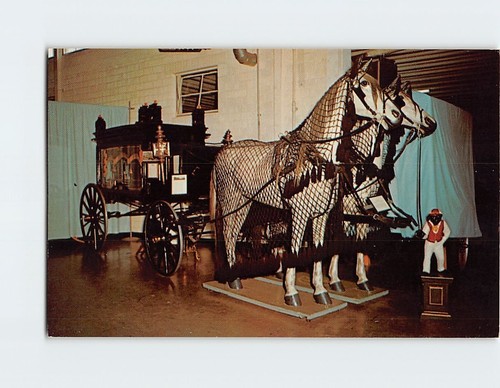 Postcard horse drawn - postcard,