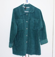 Women's velvet jacket green