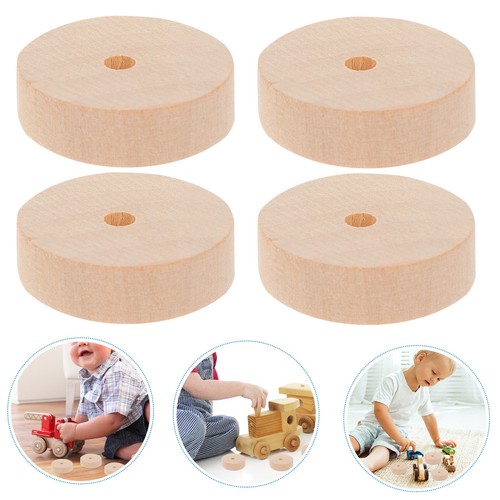 10pcs wooden wheels - 10pcs,