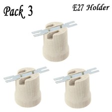 3 x E27 Bulb Holder Edison