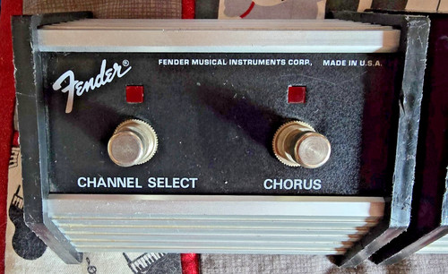Fender button channel reverb - fender, 2-button
