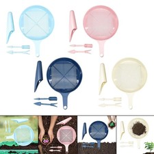 4 Pieces Bonsai Soil Sieve Agricultural Grain Screen Garden Sand Sieve 3mm Easy