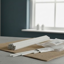 PVC ROMAN BLIND RODS 5 PACK