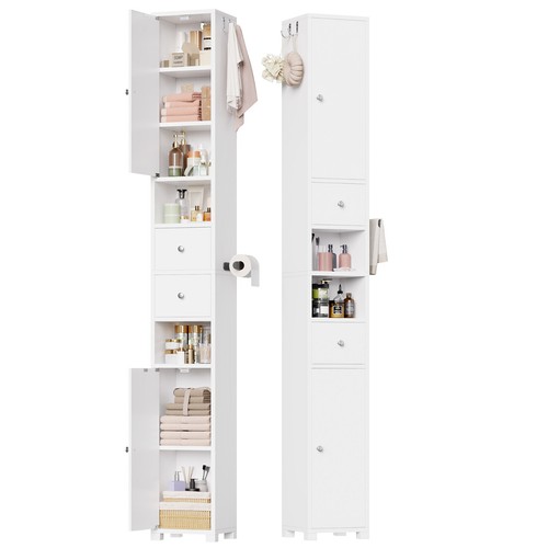 181 5cm tall bathroom cabinet - 181.5cm,