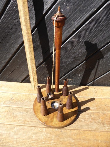 Antique wooden bar skittles - antique,