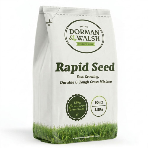 Grass seed 5kg rapid - seed, 1.5kg