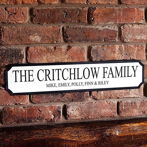 Personalised family street - personalised,