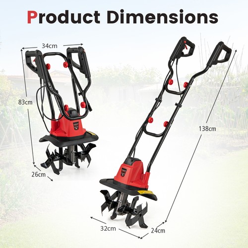 High power electric tiller - high,
