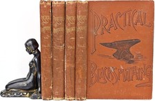 PRACTICAL BLACKSMITHING Blacksmith ANTIQUE TOOLS Anvil IRON Hammer Forge FARRIER