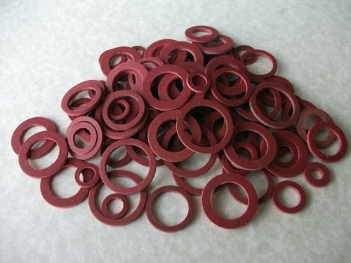 100 imperial fibre washers - 100,