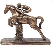 Jumping Horse Racing Statue