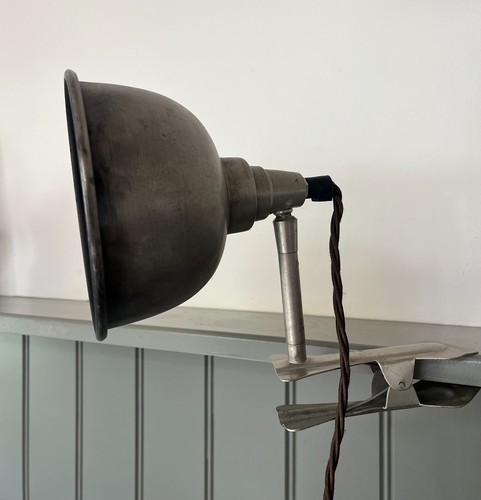Vintage industrial clamp - vintage, lamp