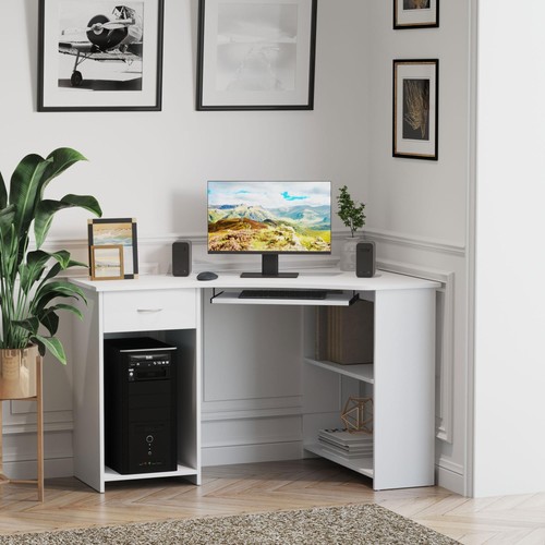 Shaped corner computer desk - corner,