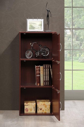 Shelf bookcase hodedah - 3-shelf,
