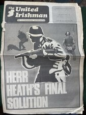 1973 Irish Republican Newspaper ’ The United Irishman ‘.
