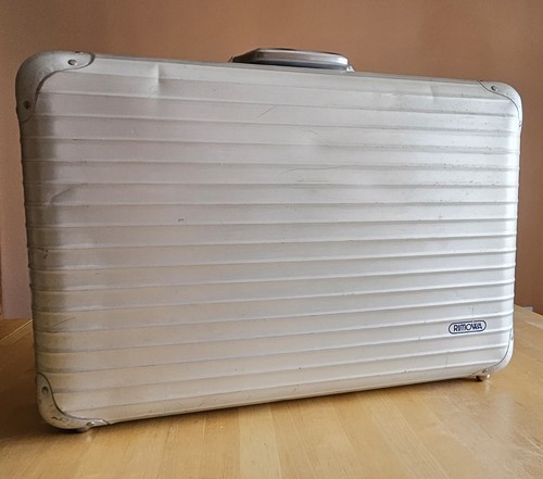 Rimowa silver aluminium hard - aluminium,