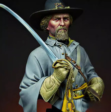 Unpainted Unassembled  1/10 Ancient Warrior Figure Bust Resin MODEL  KIT 